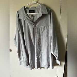Men's Gray Dress Shirt enro 20/36 tall